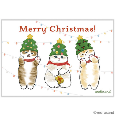 【クリスマス】　アクティブコーポレーション　クリスマスモフサンドポストカード　CMP－378