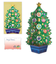 【クリスマス】　日本ホールマーク　立体クリスマスカード　836146　ボールオーナメントツリー