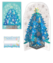 【クリスマス】　ホールマーク（Hallmark）　立体クリスマスカード　ブルースノーツリー　836177