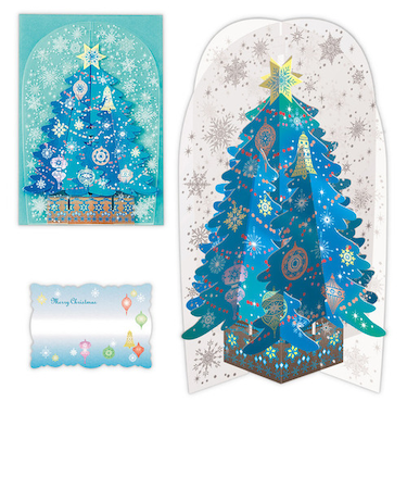 【クリスマス】　ホールマーク（Hallmark）　立体クリスマスカード　ブルースノーツリー　836177