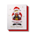 【クリスマス】　リーフワークカンパニー　クリスマスミニカード　フェルトサンタ
