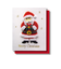 【クリスマス】　リーフワークカンパニー　クリスマスミニカード　フェルトサンタ