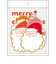 【クリスマス】　グリーティングライフ　クリスマスギフトカードパック　MM－452　サンタフェイス