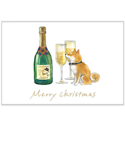 【クリスマス】 アクティブコーポレーション しばいぬとクリスマスポストカード CMP-390