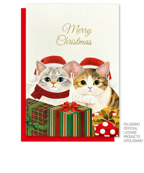 【クリスマス】　アクティブコーポレーション　クリスマス猫部ポップアップカード　CMG－598