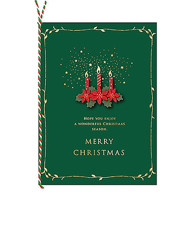 【クリスマス】アートプリントジャパン　ウッドパーツ　キャンドル