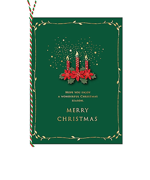 【クリスマス】アートプリントジャパン　ウッドパーツ　キャンドル