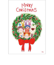【クリスマス】　グリーティングライフ　クリスマスココミニカード　RY－894　リース
