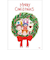 【クリスマス】　グリーティングライフ　クリスマスココミニカード　RY－894　リース