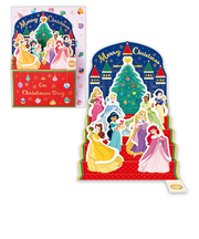 【クリスマス】　ホールマーク（Hallmark）　立体クリスマスオルゴールカード　828103　ディズニープリンセス　クリスマス舞踏会