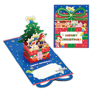 【クリスマス】　ホールマーク（Hallmark）　立体クリスマスカード　828592　ディズニー　トイ・ストーリー　プレゼントBOX2