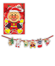 【クリスマス】　ホールマーク（Hallmark）　クリスマスダイカットガーランド　828257　アンパンマン　ガーランド2