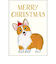 【クリスマス】　グリーティングライフ　米津祐介　クリスマス　ミニカード　YZ－398　コーギー