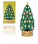 【クリスマス】　ホールマーク（Hallmark）　立体クリスマスカード　828707　レーザーカット　グリーンツリー3