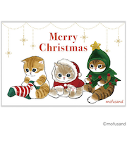 【クリスマス】　アクティブコーポレーション　クリスマスモフサンドポストカード　CMP－376