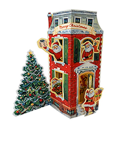 【クリスマス】　オットー・トレーディング　クリスマス3Dカード　サンタハウス