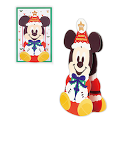 【クリスマス】　ホールマーク（Hallmark）　立体オルゴールカード　828035　ディズニーミッキーマウス　ゆらゆら2