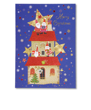 【クリスマス】　イーズプロダクツ　クリスマスサンタポストカード　PX4289