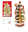 【クリスマス】　ホールマーク（Hallmark）　立体クリスマスカード　スヌーピー　ツリー靴下飾り付け　836221