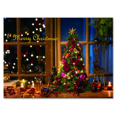 【クリスマス】　イーズプロダクツ　3Dクリスマスポストカード　PX4059