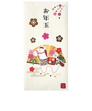 クローズ・ピン　年賀ポチ袋（大）　干支置物　3枚入