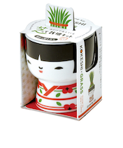 聖新陶芸　芝って栽培キット　KOKESHI　おかっぱ　GD1048-3