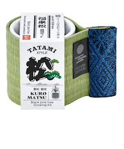 聖新陶芸　お芽でたおちょこ　畳　黒松　GD1051-1