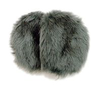 イヤーラックス フェイクファー グレー S-Мサイズ