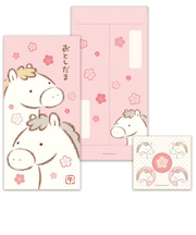 ビバリー　ポチ袋　FU－105　L　ふわり馬　2枚入
