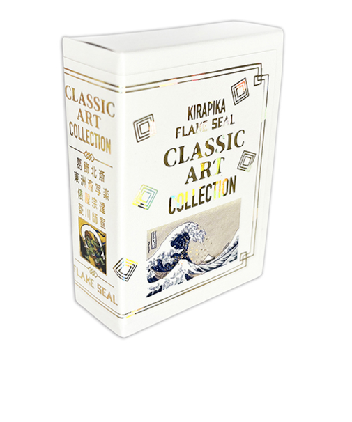 シール堂　きらぴかフレークシール　KSFB10013　葛飾北斎/東洲斎写楽/俵屋宗達/菱川師宣