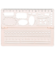 クツワ　見やすいノートが作れるテンプレート　KB043PK　ピンク