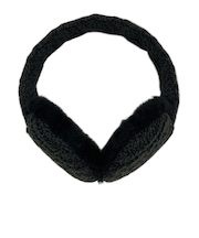 マールマール(MaR・MaR) 4WAY イヤーマフ ニット編み ミックスブラック