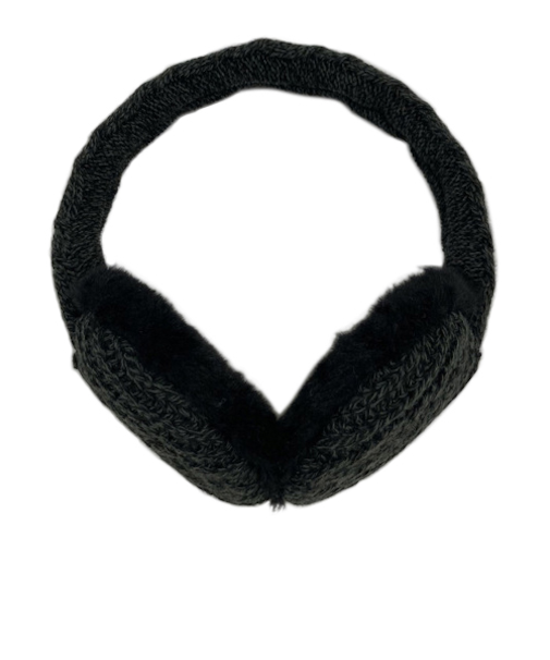 マールマール（MaR・MaR）　4WAY　イヤーマフ　ニット編み　ミックスブラック