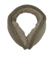 【お買い得】　マールマール（MaR・MaR）　BACKWAY　イヤーマフ　ヘリンボーン　ベージュ