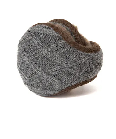 グッドファブリケーション（GOOD　FABRICATION）　イヤーマフラー　ケーブル　FB－EM－C－23－FGY　グレー