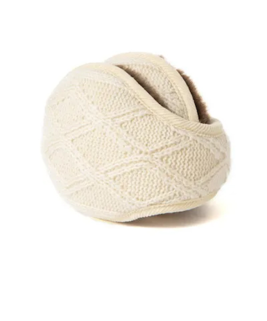 グッドファブリケーション（GOOD　FABRICATION）　イヤーマフラー　ケーブル　FB－EM－C－23－FWC　クリーム