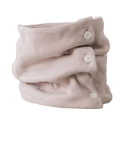 クムコ(cumuco) 首のおふとん 8重ガーゼネックウォーマー ボタン付 はいいろ