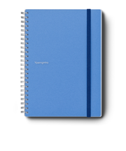 マルマン×ハンズ　イペニモ　5mm方眼罫ノートバンド付　A5　ブルー