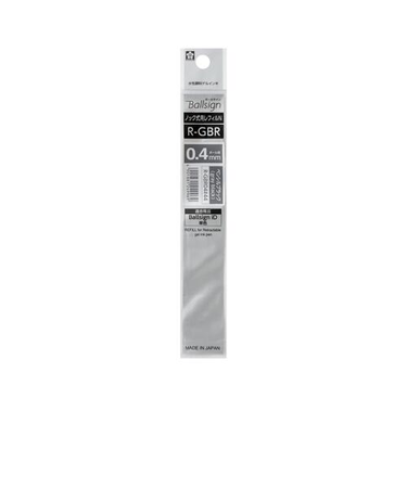 サクラクレパス（SAKURA）　ボールサインノック式用替芯N04　0.4mm　R-GBR04#44　ペンシルブラック