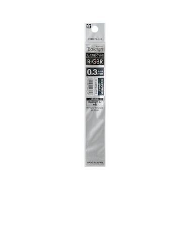 サクラクレパス（SAKURA）　ボールサインノック式用替芯N03　0.3mm　R-GBR03#49　ピュアブラック