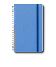 マルマン×ハンズ　イペニモ　5mm方眼罫ノートバンド付　A5スリム　ブルー