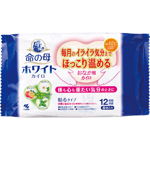 小林製薬　命の母　ホワイトカイロ　貼るタイプ　8個入