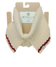 瀬戸内ニット　スリット付きネックウォーマー　306　ベージュ