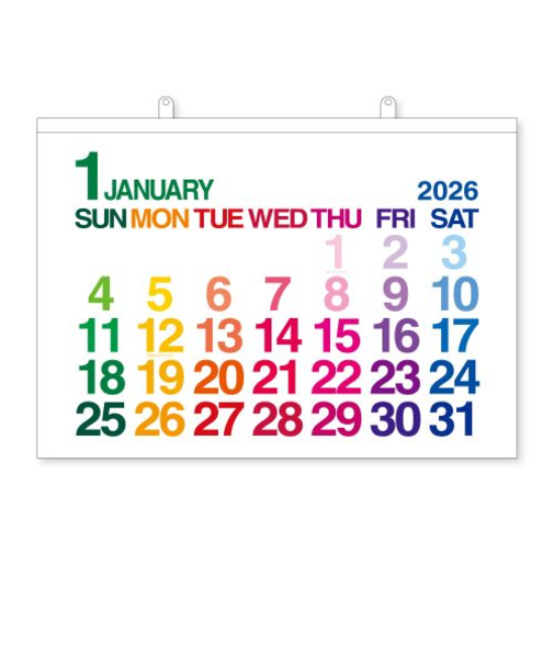 【2026年版・壁掛】　エトランジェ　ディ　コスタリカ　A1壁掛　4700　カラフル