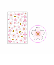 クローズ・ピン　桜　不織布シール　US97036　桜ふわり
