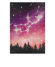 クローズ・ピン 12星座ラインストーンポストカード 乙女座 PC16608