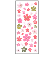 オクヤマ　和風シール　JQ278　桜　大中小