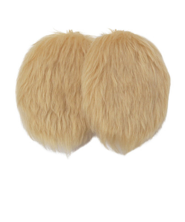 イヤーラックス　フェイクファー　ベージュ　S-Mサイズ