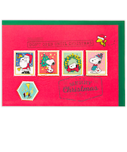 ホールマーク（Hallmark）　立体クリスマスカード　スヌーピー　846770　クリスマススタンプ