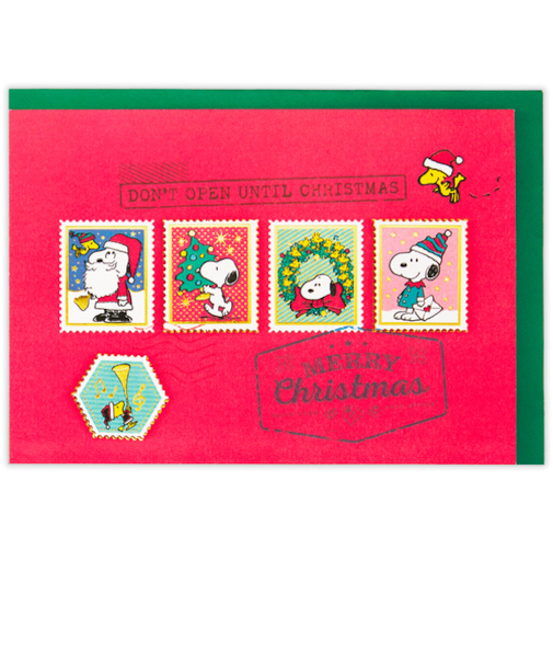 ホールマーク（Hallmark）　立体クリスマスカード　スヌーピー　846770　クリスマススタンプ